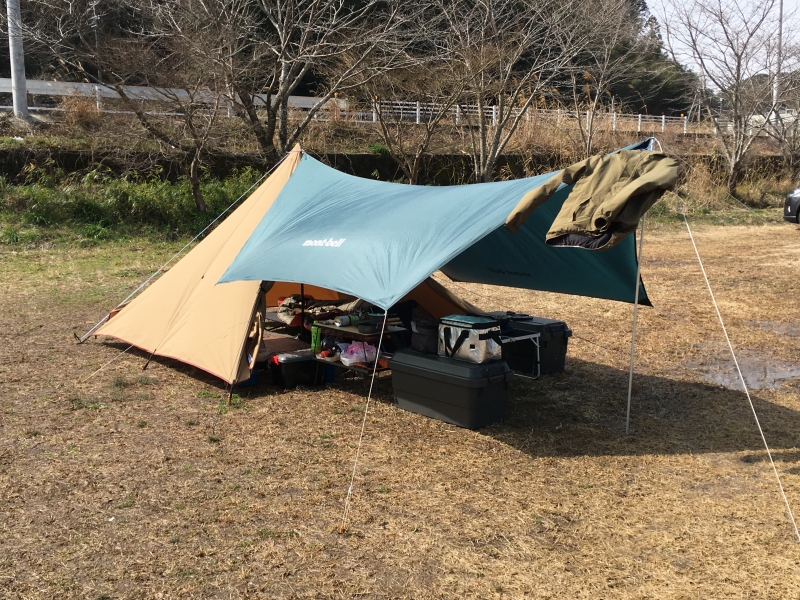 モンベル ミニタープHX：ソロキャンプにくつろぎの屋根 – CampGARAGE 