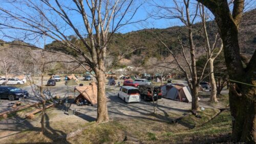 静岡県のキャンプ場、ならここの里